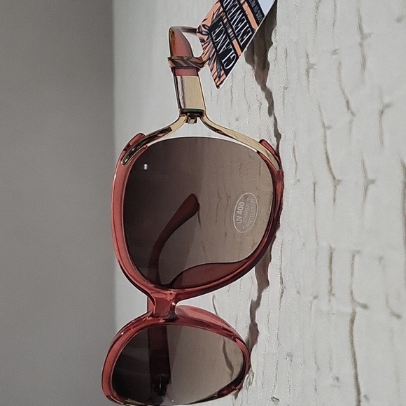 Nwt Glance Eyewear Elegant Pink Sunglasses - Picture 10 of 11